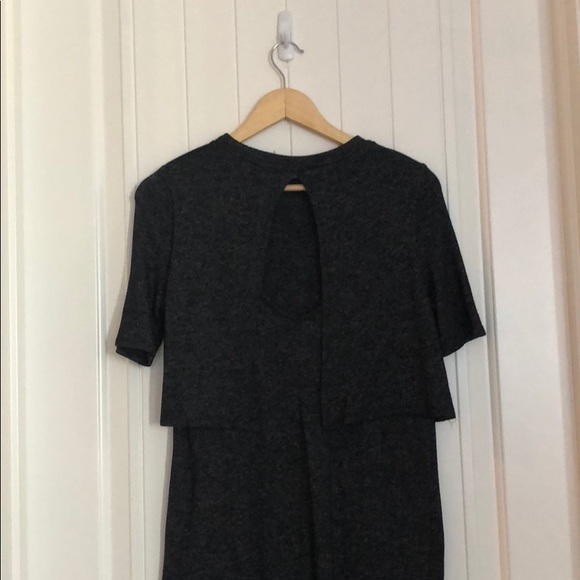 Speckled black Open back dress - Picture 3 of 4